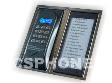 Zvonkové tablo CDNP ACC 17N - přístupový systém